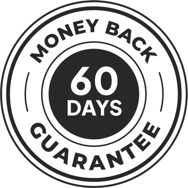 MomBurn 60-day satisfaction guarantee badge